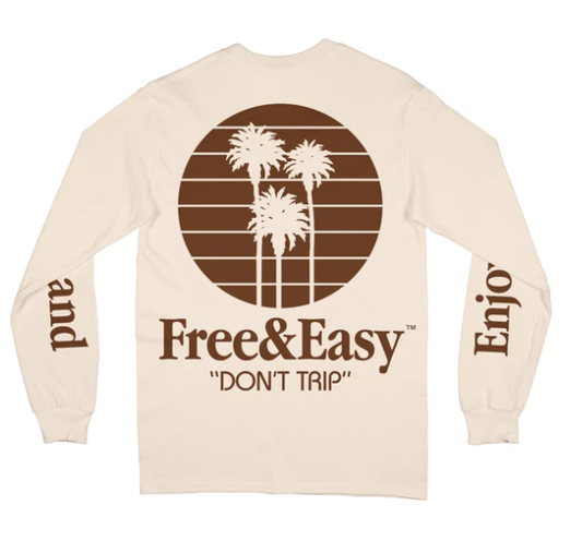 Three Palms LS Tee - Natural