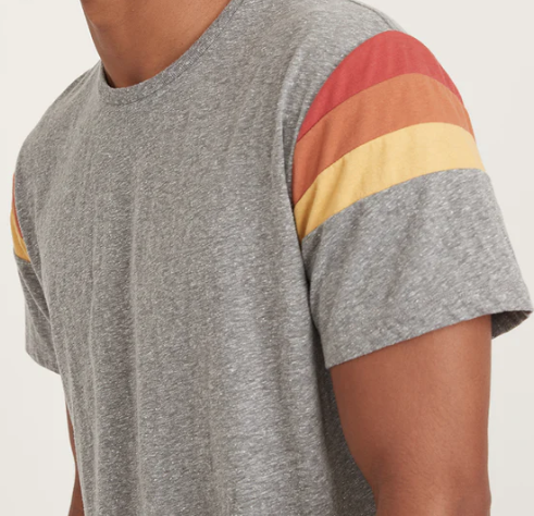 Banks Tee - Heather Grey