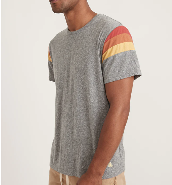 Banks Tee - Heather Grey