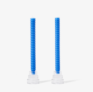 Dusen Dusen Taper Candles - Set of 2 Blue