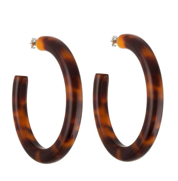 Grande Hoops - Amber - Genterie Supply Co.