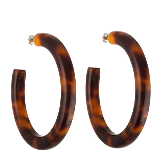 Grande Hoops - Amber - Genterie Supply Co.