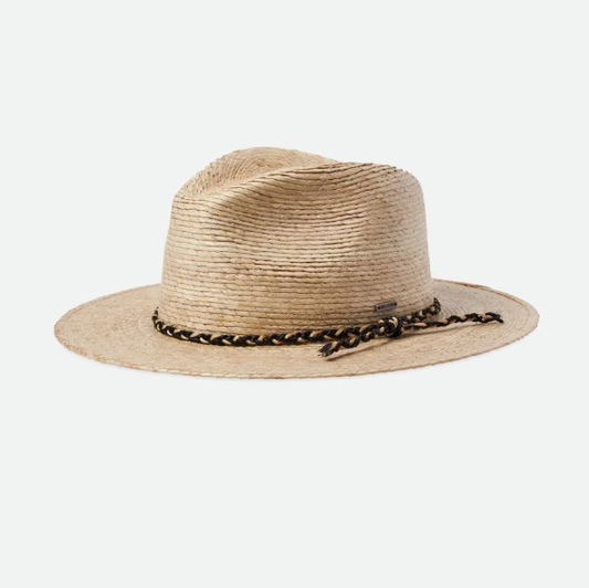 Messer Western Straw Fedora - Natural