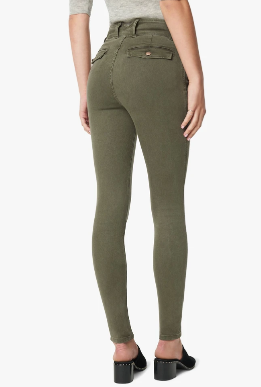 High Rise Skinny Ankle - Grape Leaf - Genterie Supply Co.