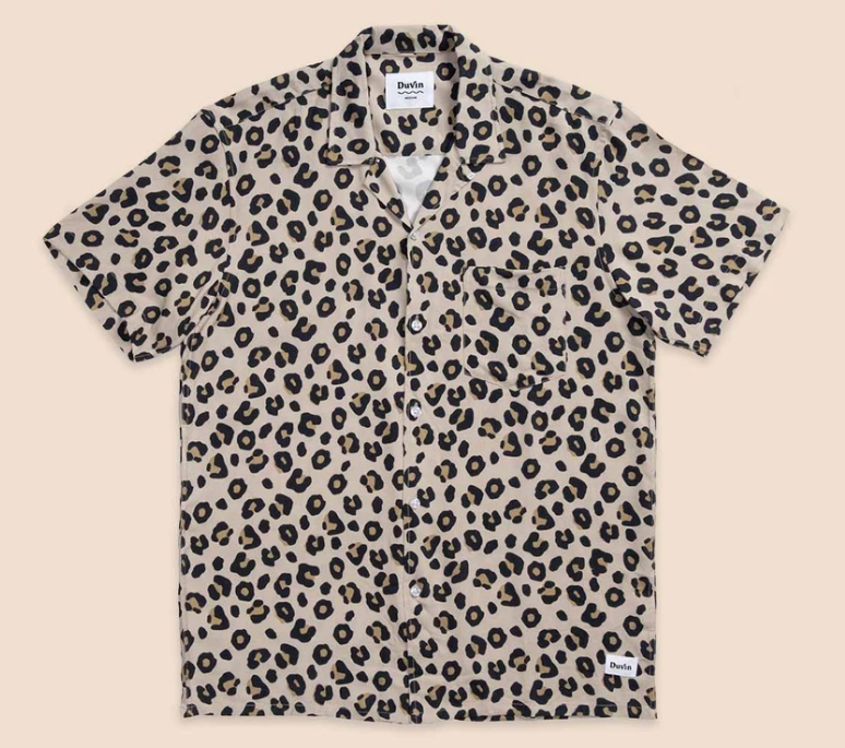 Cheetah Buttonup - Tan