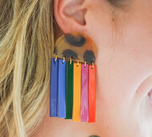Rainbow Beachcomber Earrings