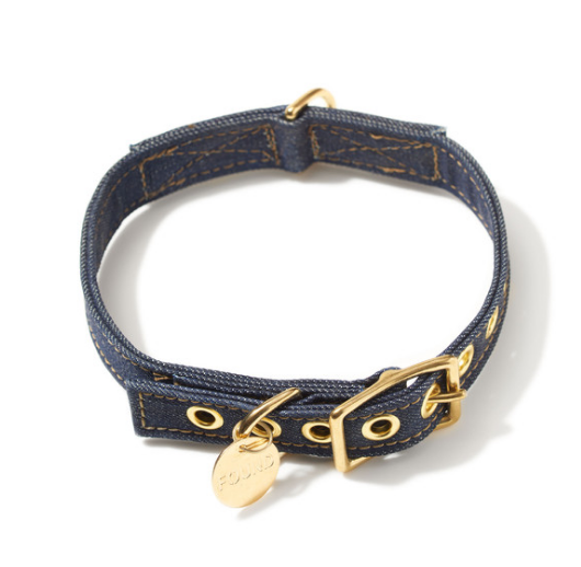 Dog Collar - Dark Denim