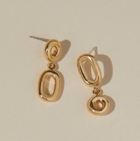 Leon Earrings - Gold Plated
