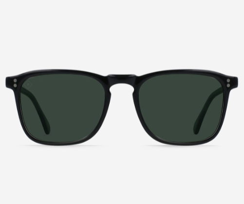 Wiley Sunglasses - Crystal Black/Green Polarized