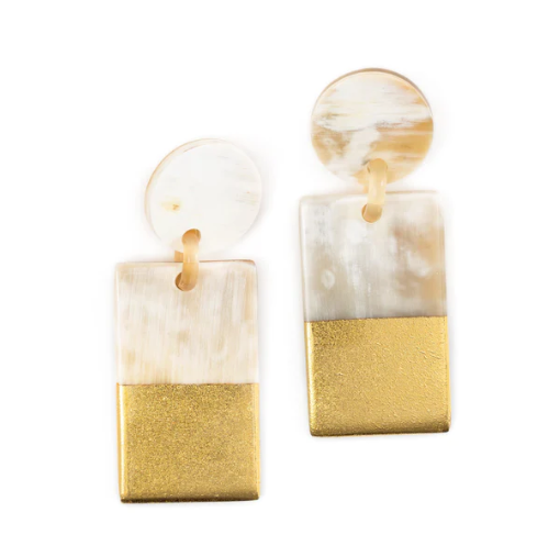 Gold Dipped Cabana Earrings