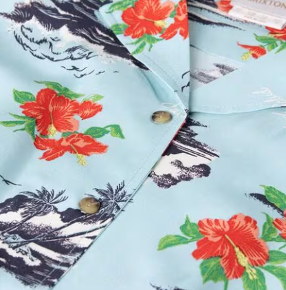 Canal Blue Bunker Paradise Shirt