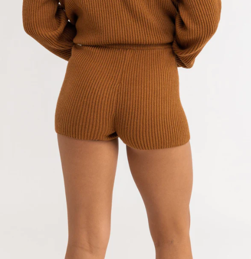 Classic Knit Short - Caramel