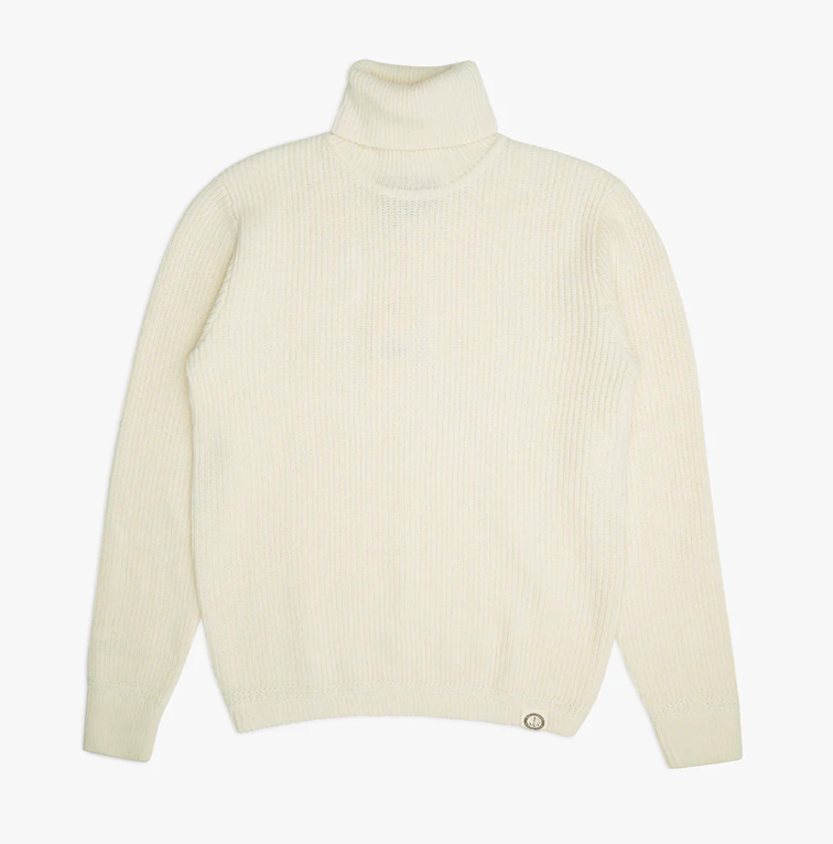 Naval Roll Neck - Natural