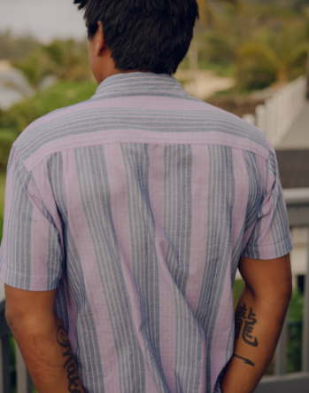 Summer Shirt - Graype Stripe