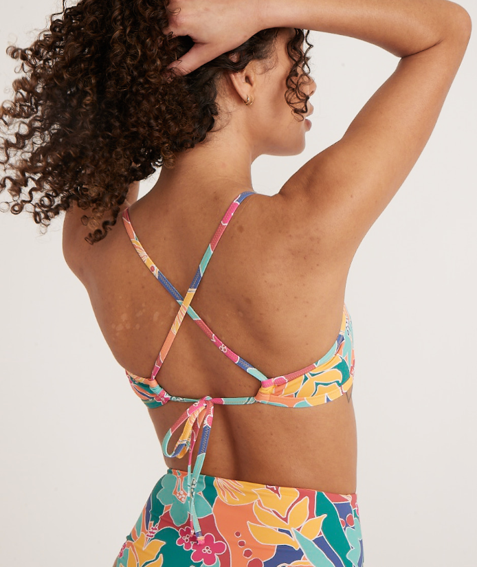 Bondi Bikini Top - Hibiscus Floral