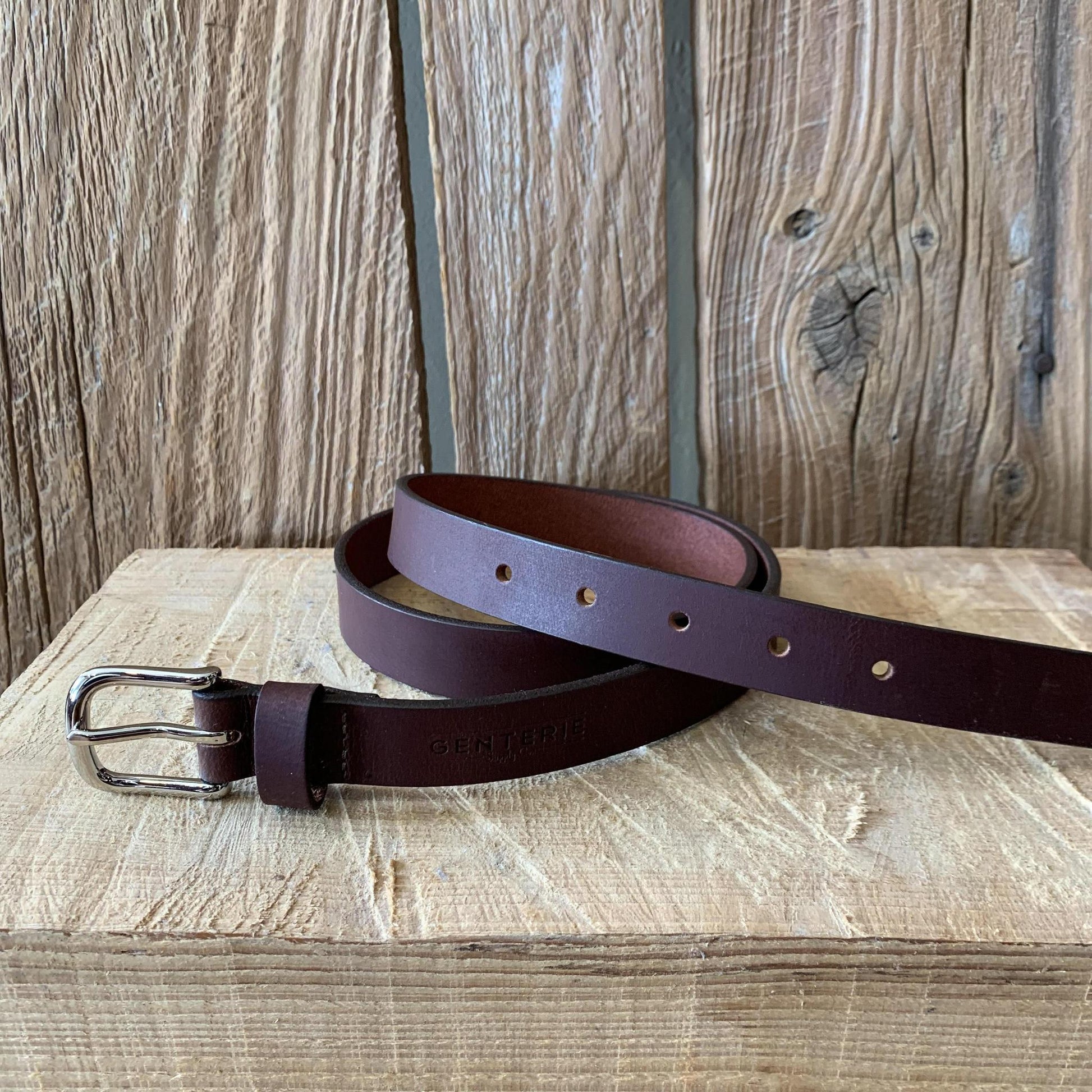 Everyday Belt - Brown 1" - Genterie Supply Co.