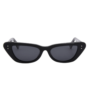 Astrid Sunglasses - Black/Smoke Polarized