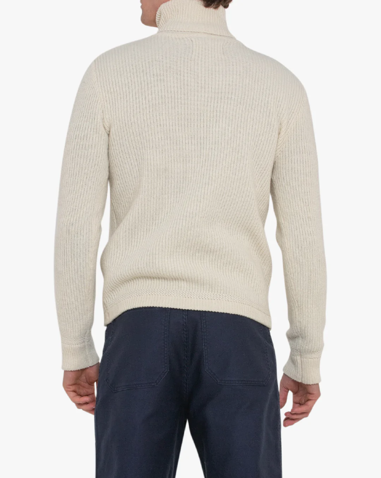 Naval Roll Neck - Natural
