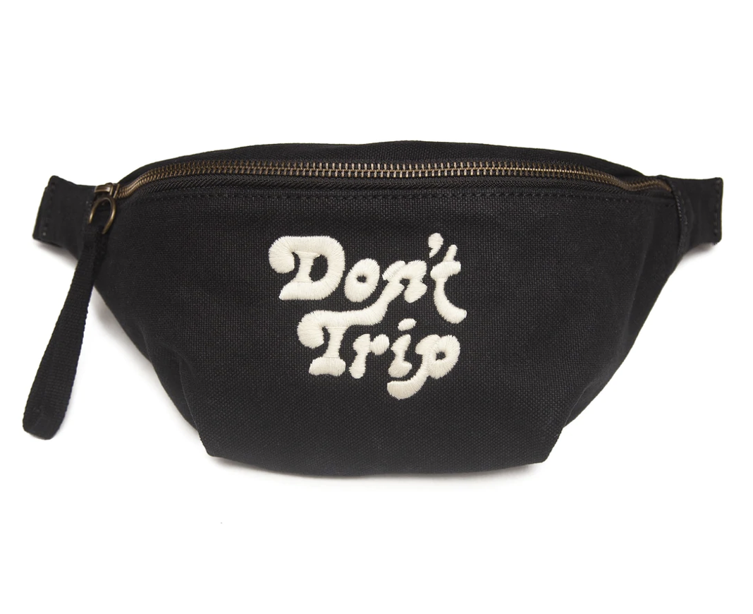 Don't Trip Fanny Pack - Black