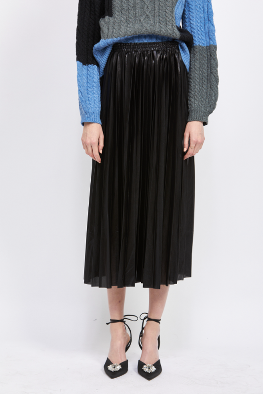 Elle Midi Skirt - Black
