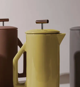 Ceramic French Press - Chartreuse