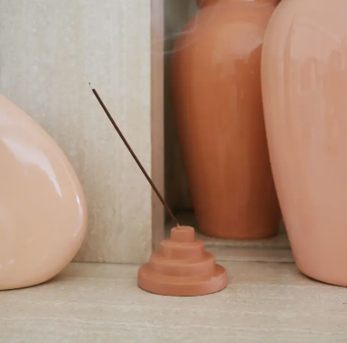 Ceramic Meso Incense Holder - Terra