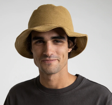 Reverse Terry Bucket Hat - Sand