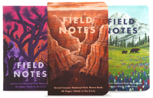 National Parks Series Notebooks - Field Notes