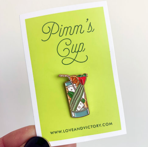 Cocktail Pin - Pimms Cup