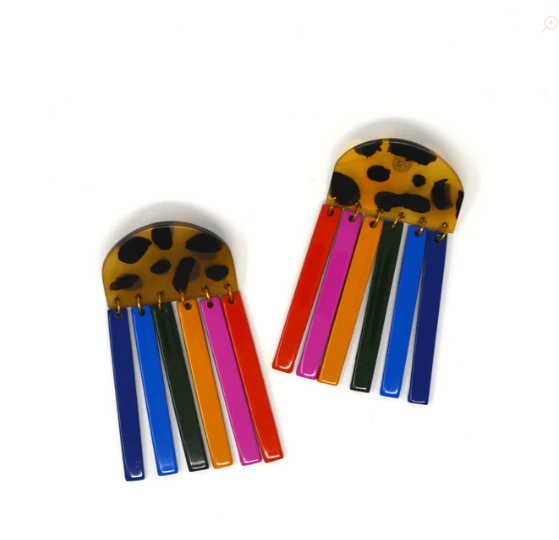 Rainbow Beachcomber Earrings