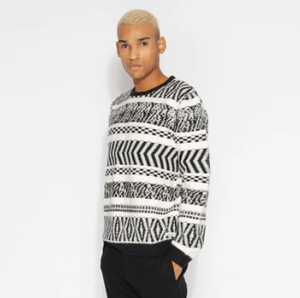 Mik Sweater - Black/White