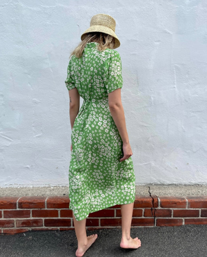 Clare Dress - Olive Green
