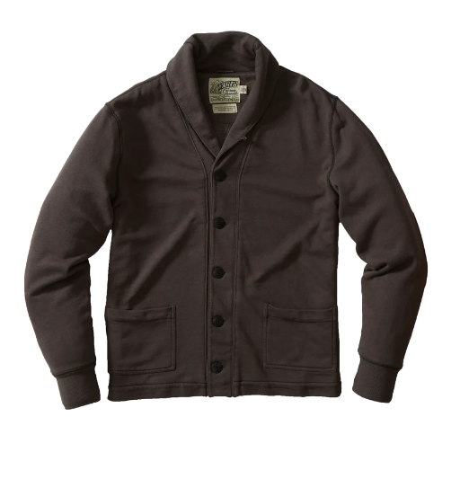 Dunlop Waffle Lined Cardigan - Beluga