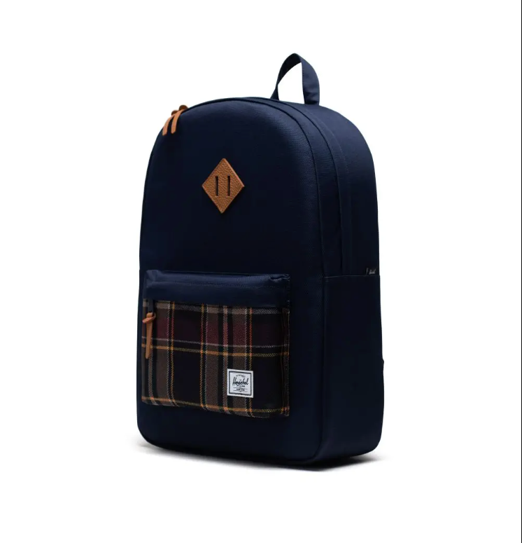 Herschel Heritage Backpack - Peacoat/Peacoat Plaid
