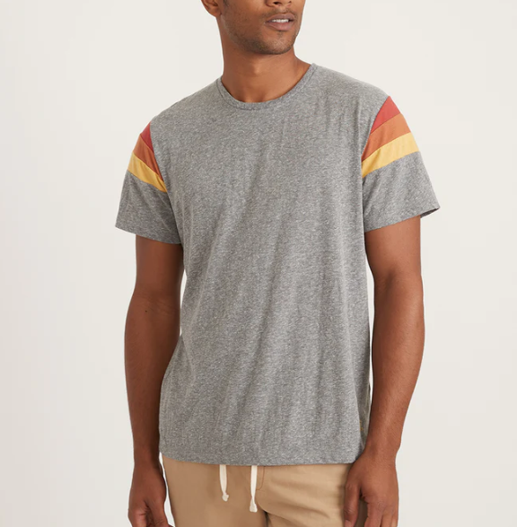 Banks Tee - Heather Grey