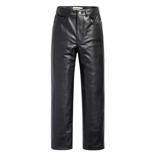 Faux Leather Ribcage Pants - Leather Night