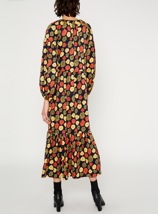 Flowy Maxi Dress - Floral