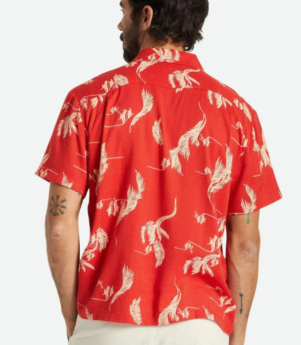 Bunker Slub S/S Shirt - Aloha Red