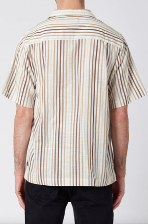 Bowler Shirt - Sand Stripe
