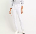 724 High Rise Straight Jeans - Western White