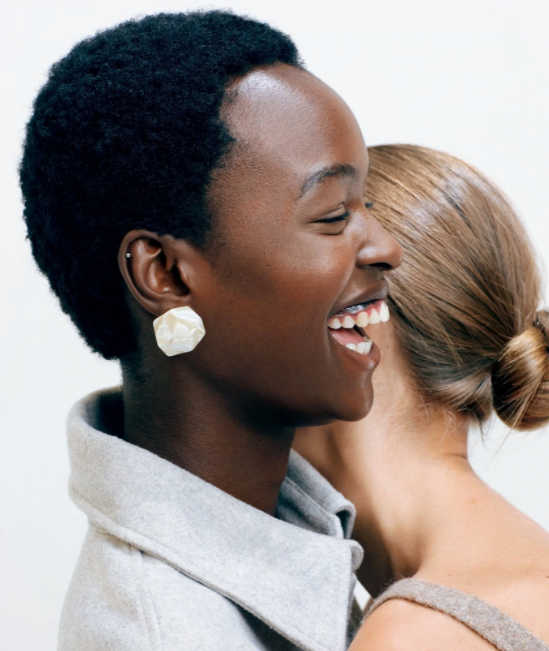 Sculpture Studs - French Coast Blue