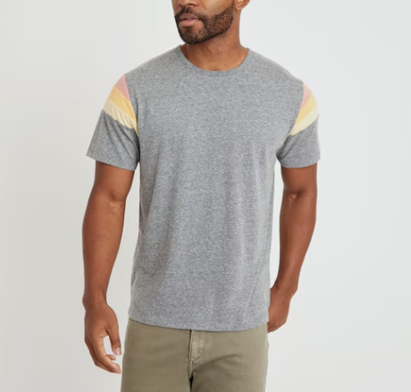 Banks Tee - Blue Heather