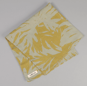 Ultralight Palm Leaves Pocket Square - Mustard