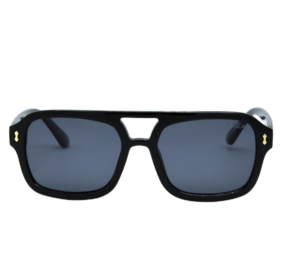 Royal Sunglasses - Black/Smoke Polarized