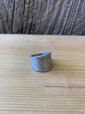 Sterling Tufacast Shield Ring