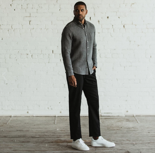 Slim Chino - Organic Coal - Genterie Supply Co.