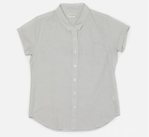 Bea Top - Light Grey Stripe - Genterie Supply Co.