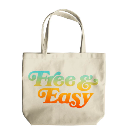 Free & Easy/Don't Trip Tote Bag - Natural