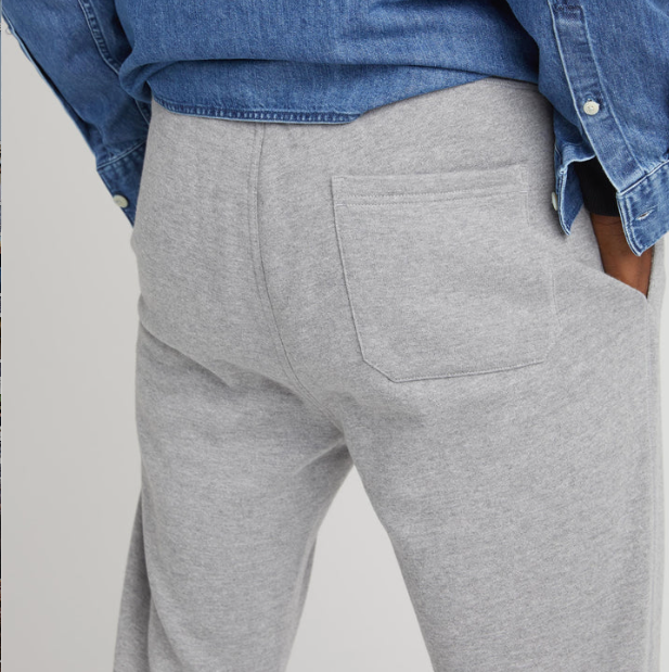 Men's Recycled Fleece Tapered Sweatpant - Heather Grey