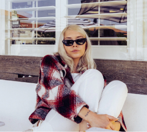Astrid Sunglasses - Amber/Smoke
